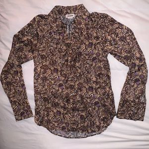 NWOT Zadig & Voltaire Satin button up